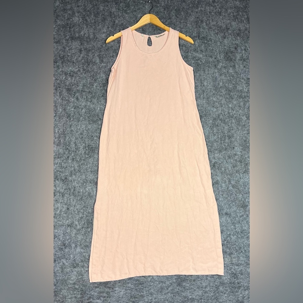 Tommy Bahama Peach Sleeveless Maxi Dress Size Small